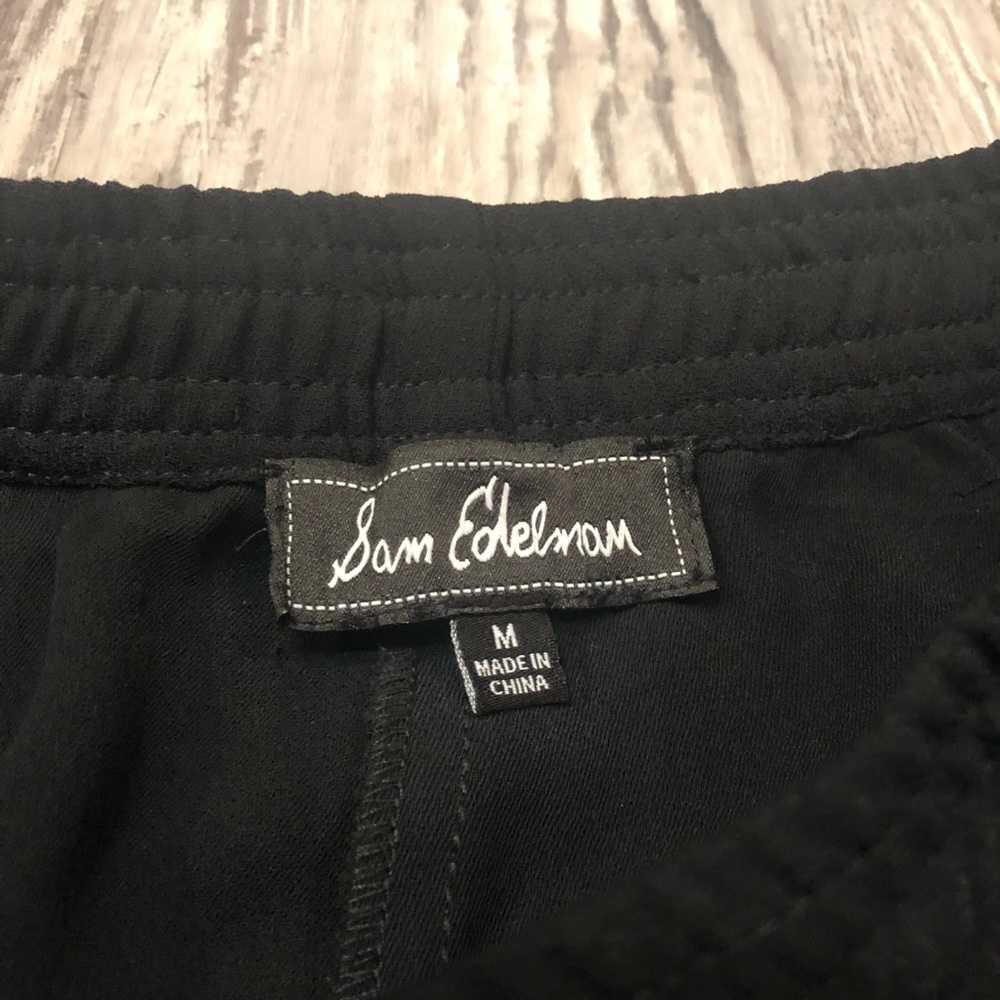 SAM EDELMAN Black Fringe Trim Shorts Size … - Picture 7 of 9